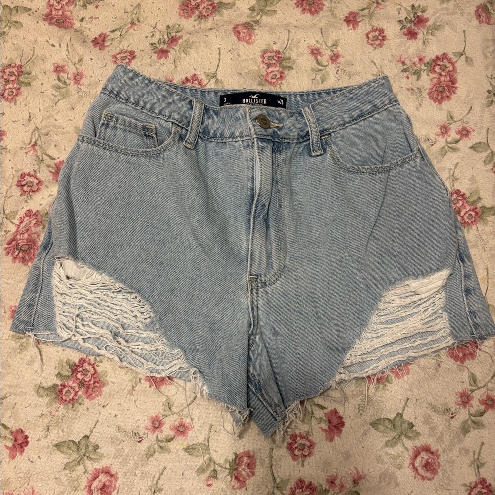 hollister jean shorts